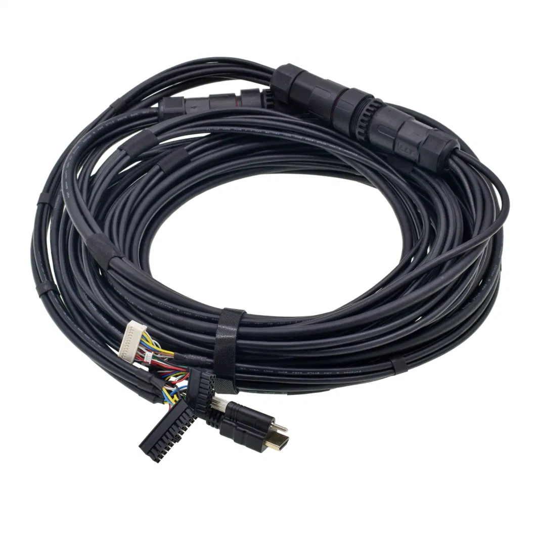 OEM RoHS Approved Outdoor/Indoor Electric Wire Automotive Industry Aerospace Medical Electronics Cable Assembly