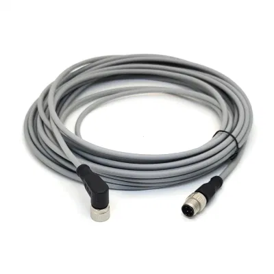 Svlec personnaliser câble étanche Phoenix M12 3 4 5 8 12 17 broches mâle à femelle câble de connecteur M12 avec fil