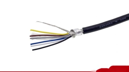 Câble de commande de robotique de câble à hautes températures de basse tension de gaine de PVC